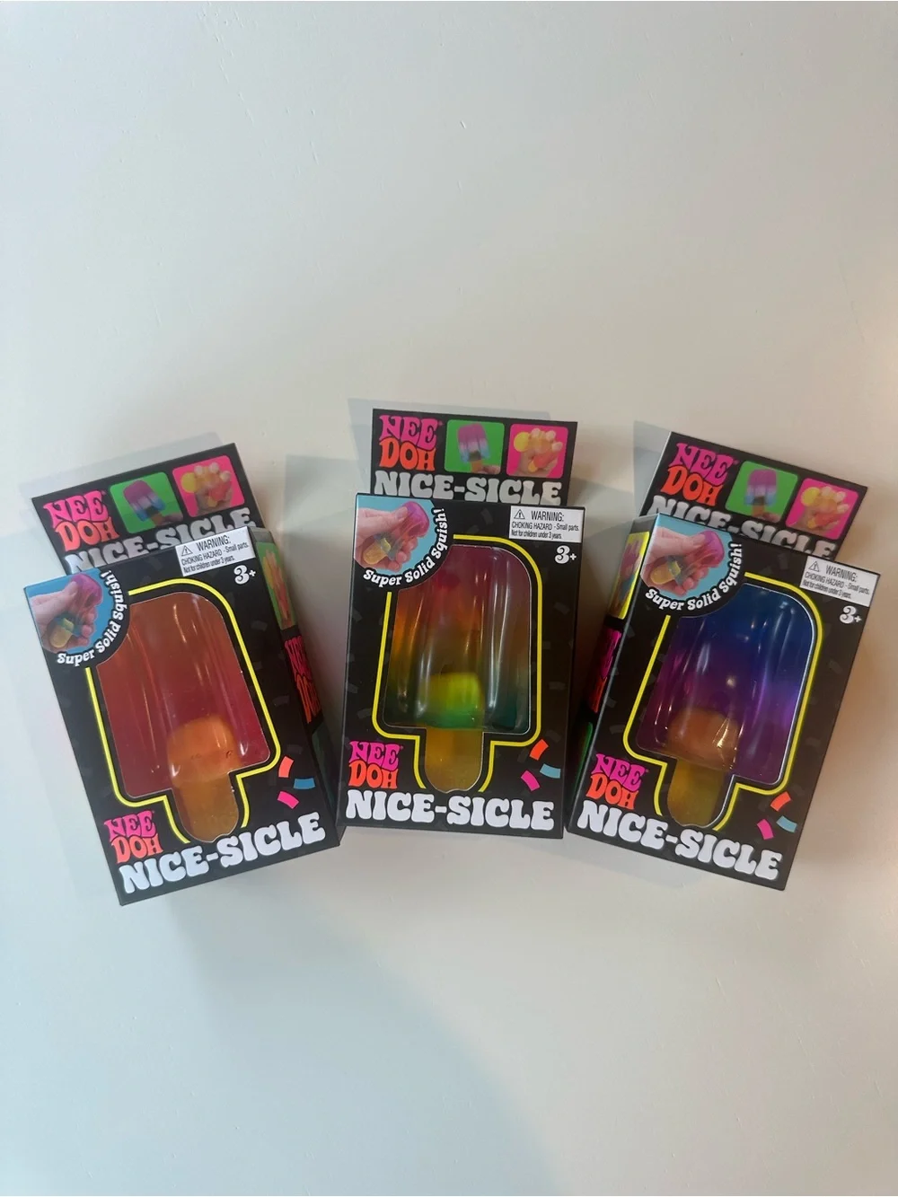 NeeDoh Nice-Sicle - Set of 3
